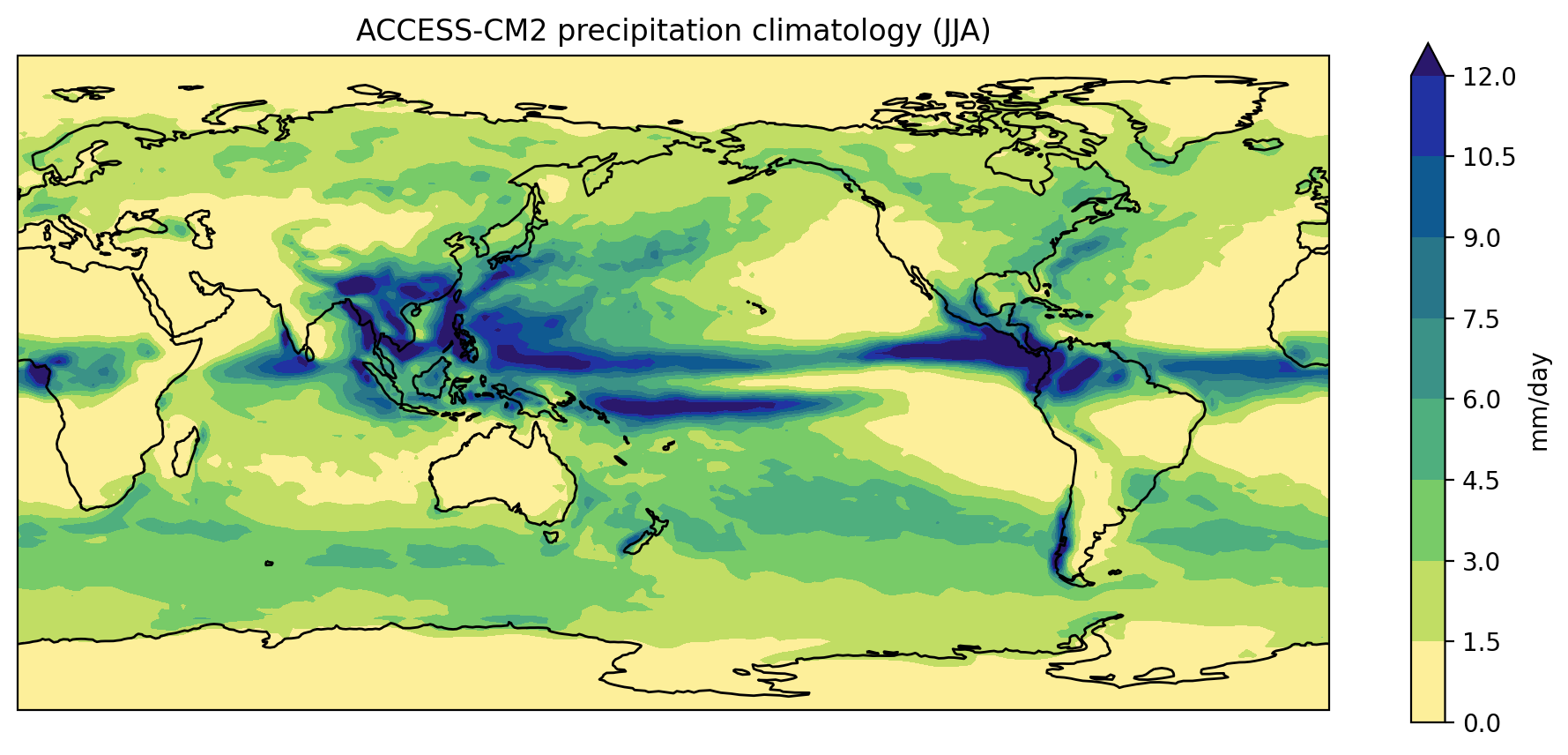 Precipitation climatology